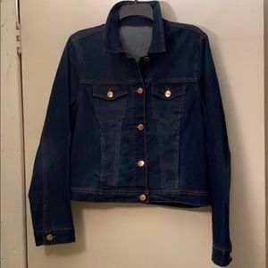 Dark Wash Stretch Denim Jacket NeverUsed